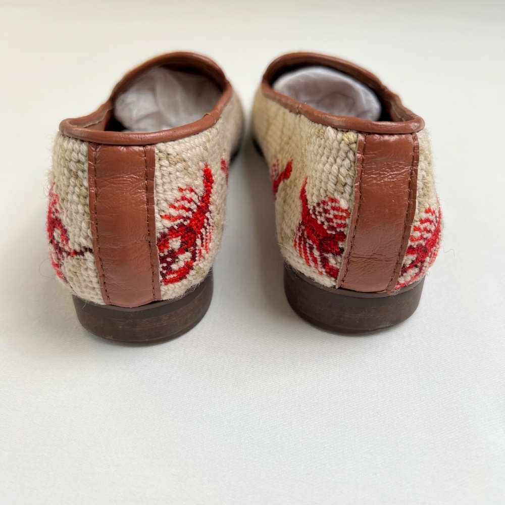 *FIRM PRICE* By Paige Lobster Needlepoint Loafers - Picture 9 of 12